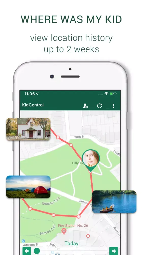 Zrzuty ekranu Family GPS Tracker KidControl