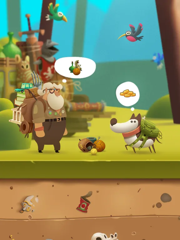 Capturas de tela do My Diggy Dog iPad 