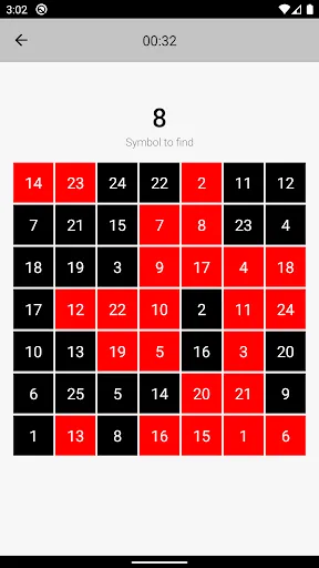 Zrzuty ekranu Schulte table: brain training
