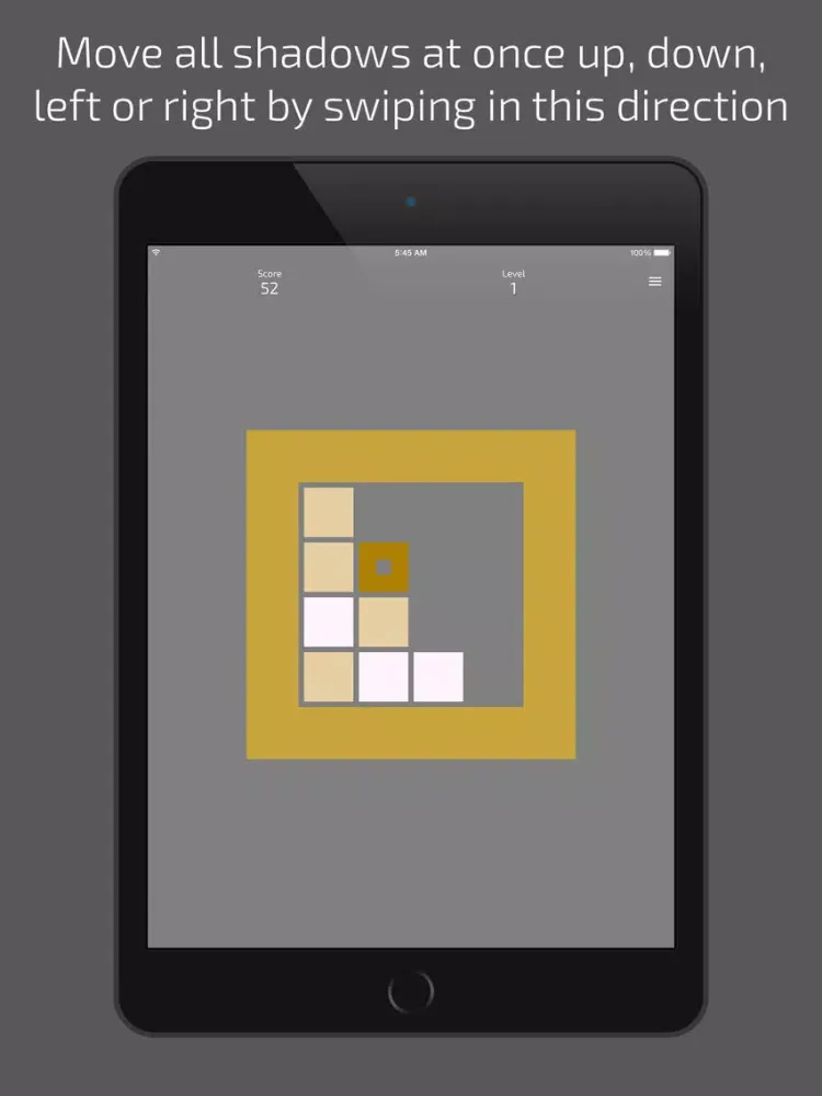 Ảnh chụp màn hình của Shadows Escape — free casual logical game with shades of color iPad 