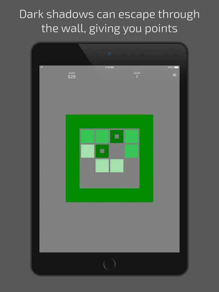 Ảnh chụp màn hình của Shadows Escape — free casual logical game with shades of color iPad 