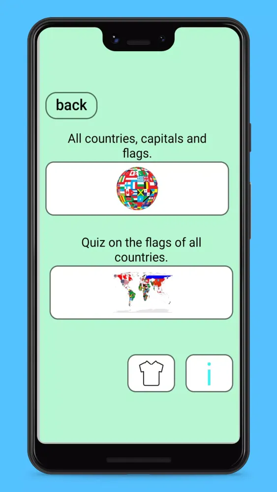 Flags Countries Capitals Screenshots