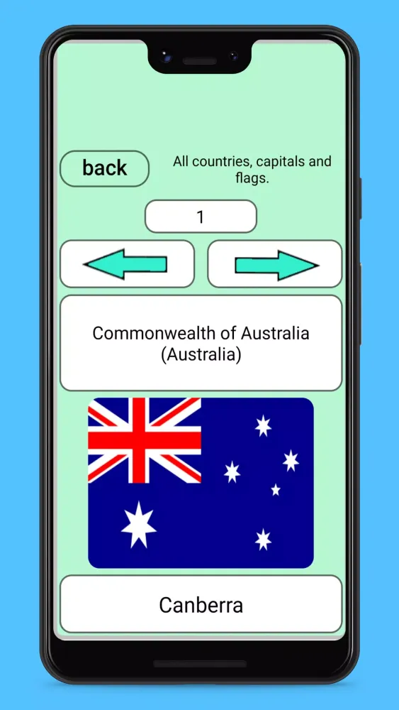 Flags Countries Capitals Screenshots