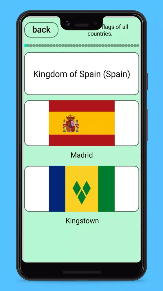 Flags Countries Capitals Screenshots