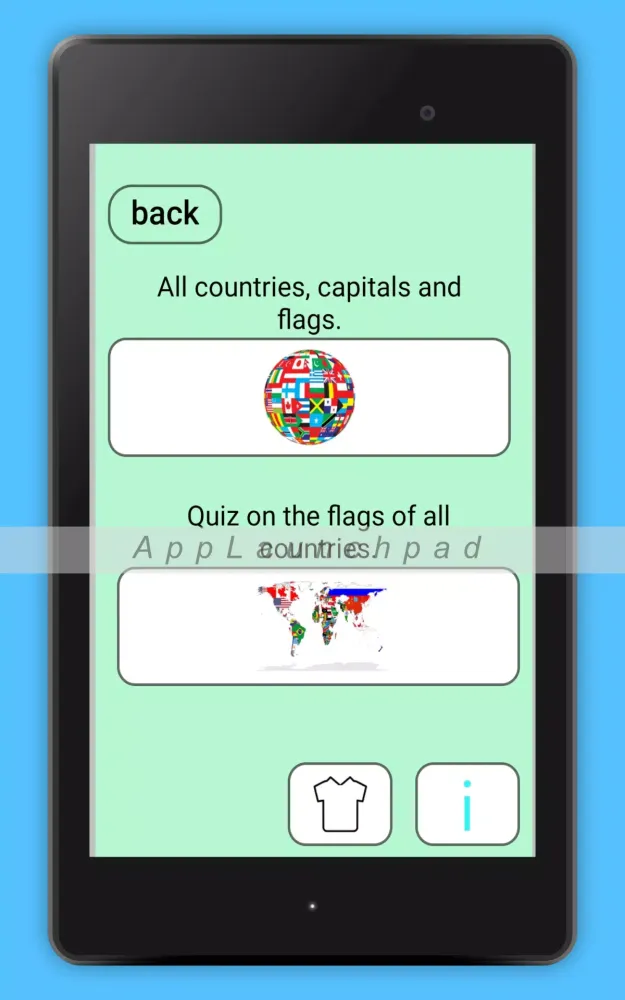 Flags Countries Capitals Screenshots