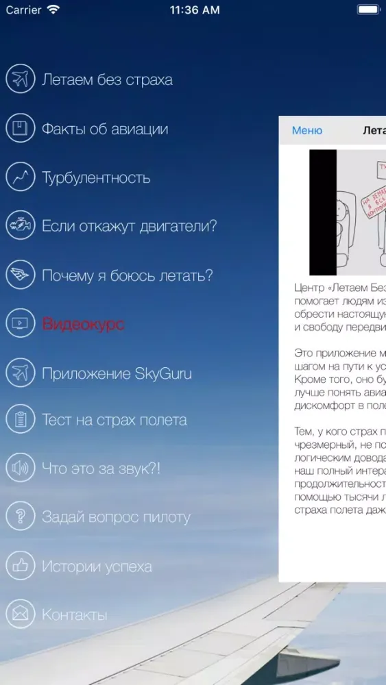 Captures d'écran de Аэрофобия PRO