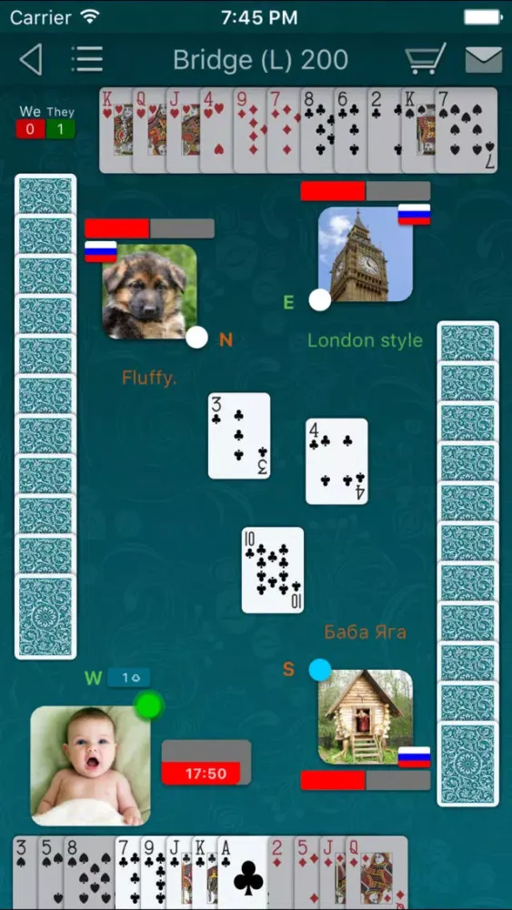 ภาพหน้าจอของ Bridge LiveGames