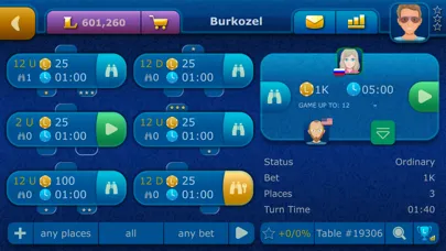 Online Bura LiveGames Screenshots