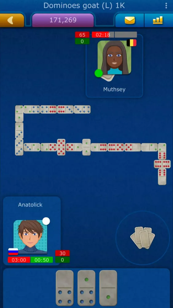 Dominoes LiveGames online স্ক্রিনশট