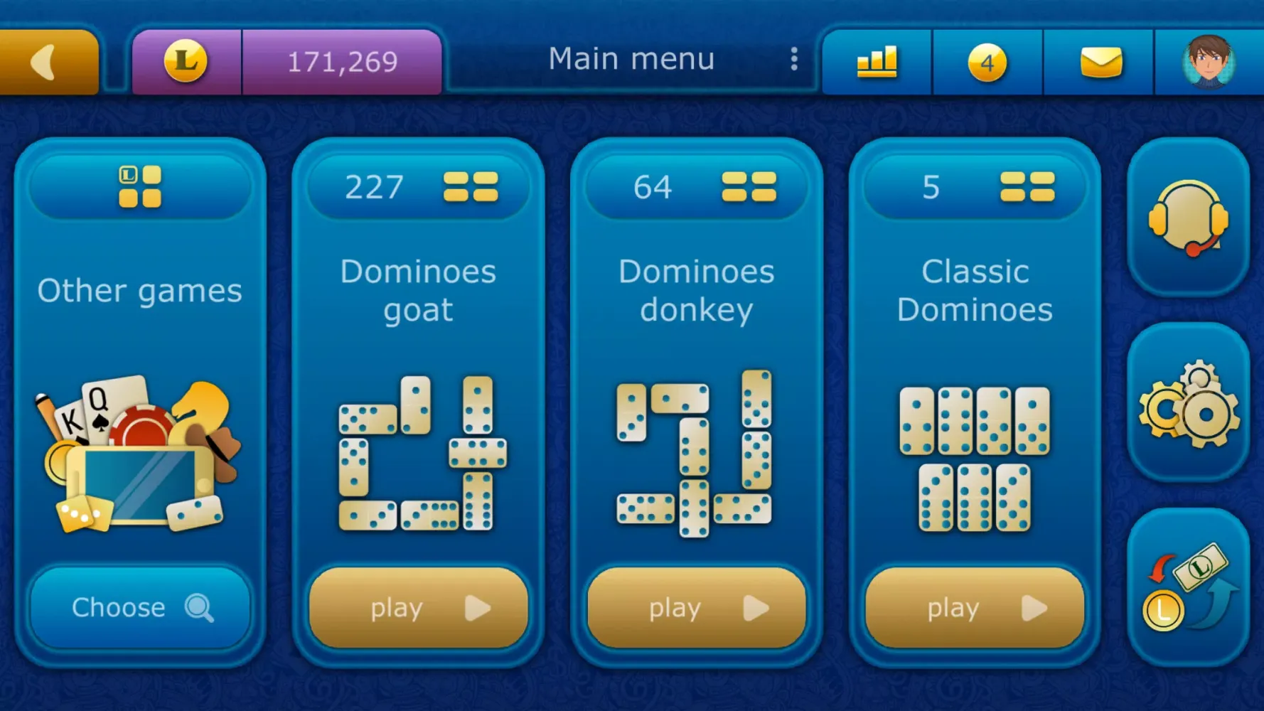 Dominoes LiveGames online স্ক্রিনশট