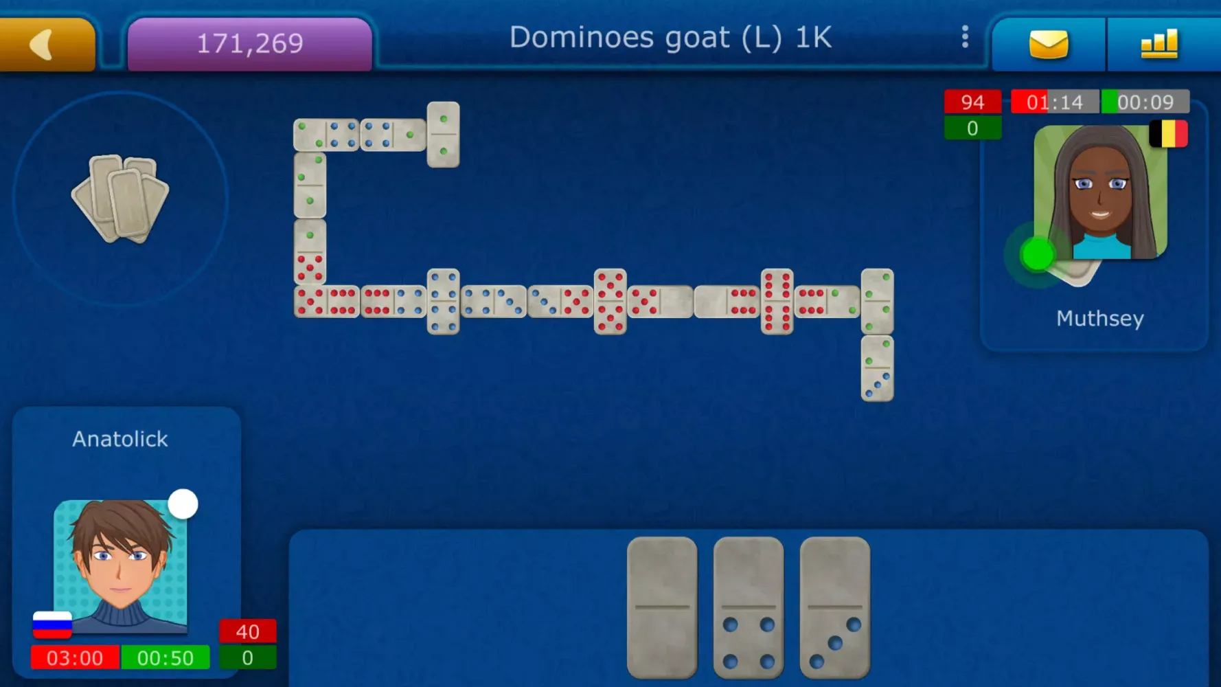 Dominoes LiveGames online স্ক্রিনশট