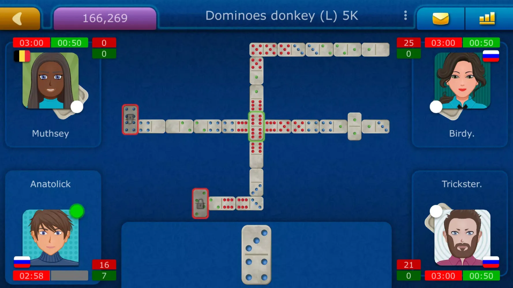 Dominoes LiveGames online স্ক্রিনশট