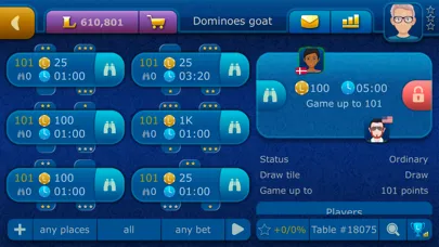 Online Dominoes LiveGames Ekran Görüntüleri