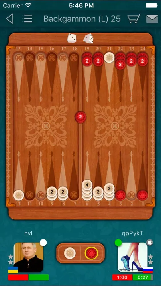 Capturas de pantalla de Backgammon LiveGames