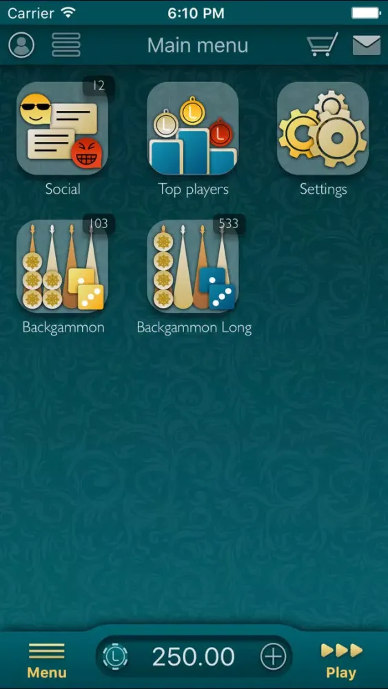 Capturas de pantalla de Backgammon LiveGames
