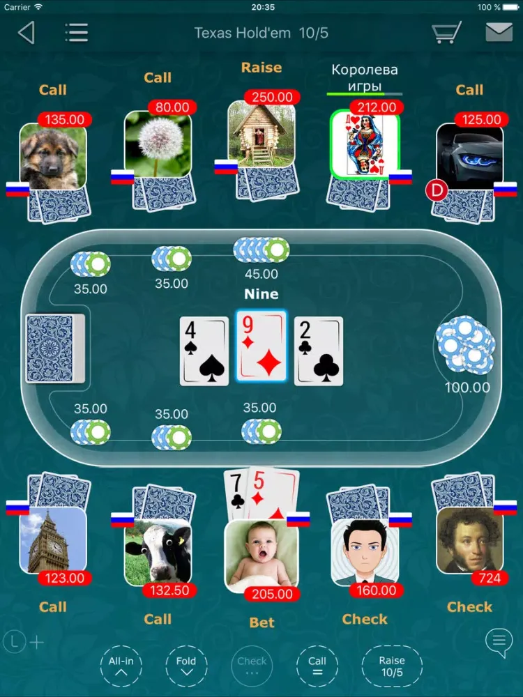 Poker LiveGames iPad  スクリーンショット