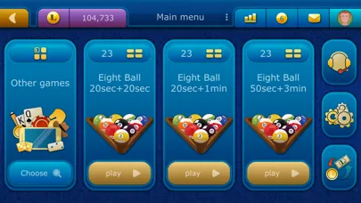 Zrzuty ekranu Online Pool LiveGames
