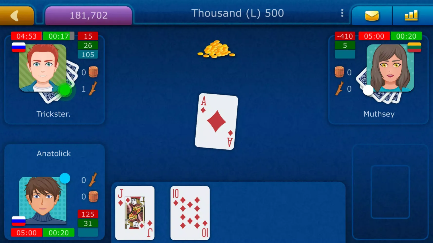 Скриншоты Thousand LiveGames online