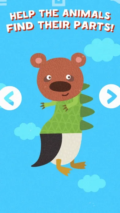 Скриншоты Mishmash Lite – complete the animal! Beautiful and funny educational game for kids and parents