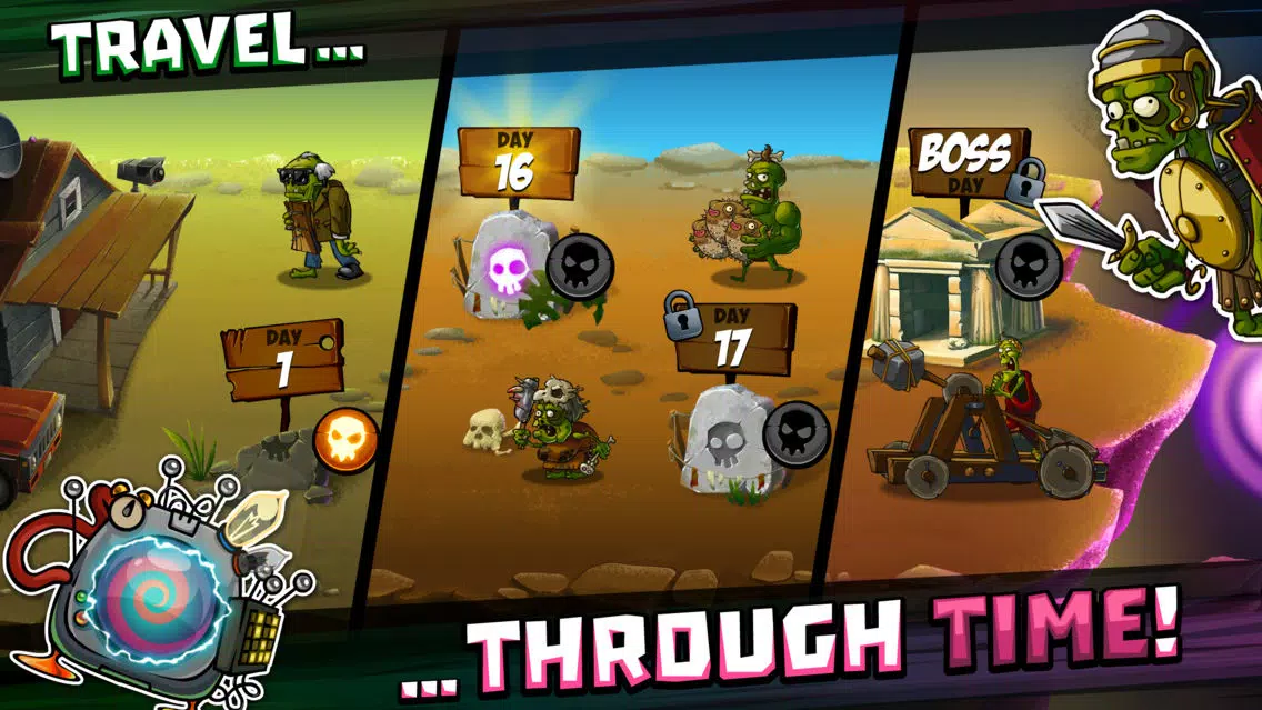 Скриншоты Zombie Smash! Time Travel