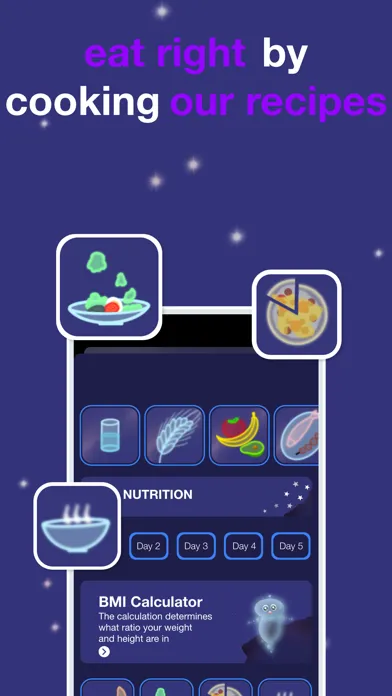 ภาพหน้าจอของ Lunaton: self care pet