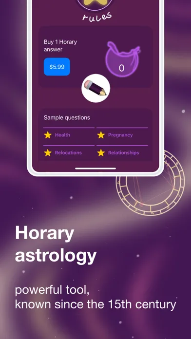 Скриншоты Lunaton: Horary astrology