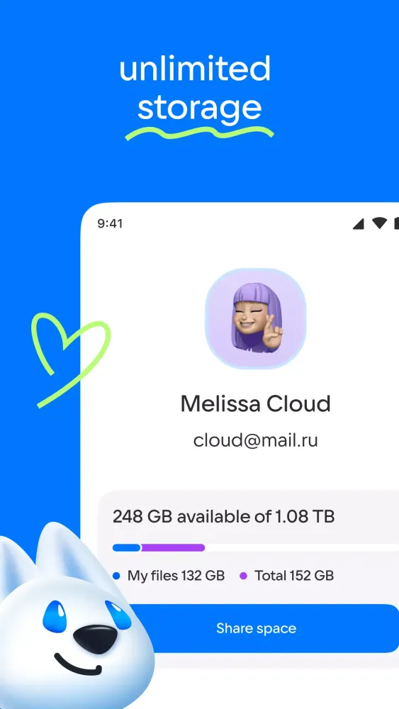 تصاویر Cloud: Video, photo storage