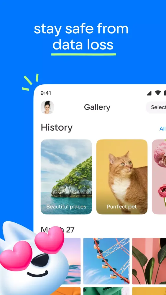 تصاویر Cloud: Video, photo storage