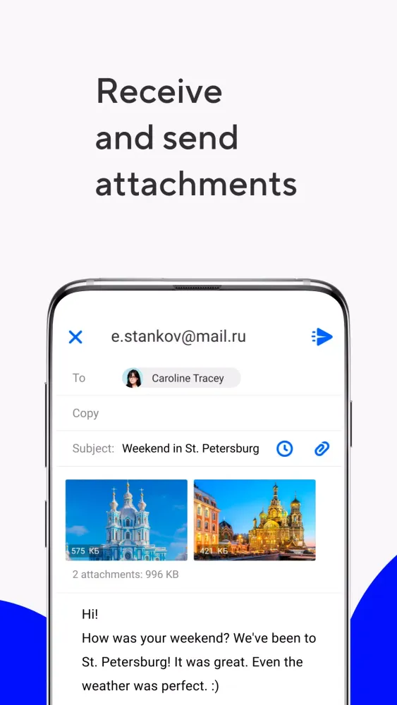 Screenshot di Mail