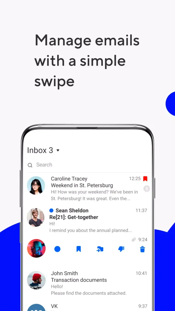 Screenshot di Mail