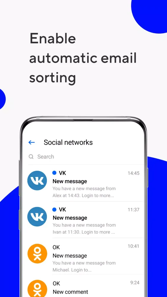 Screenshot di Mail