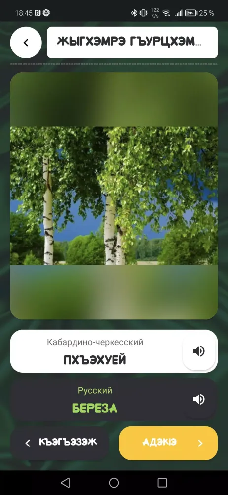 Учим Кабардинский! স্ক্রিনশট