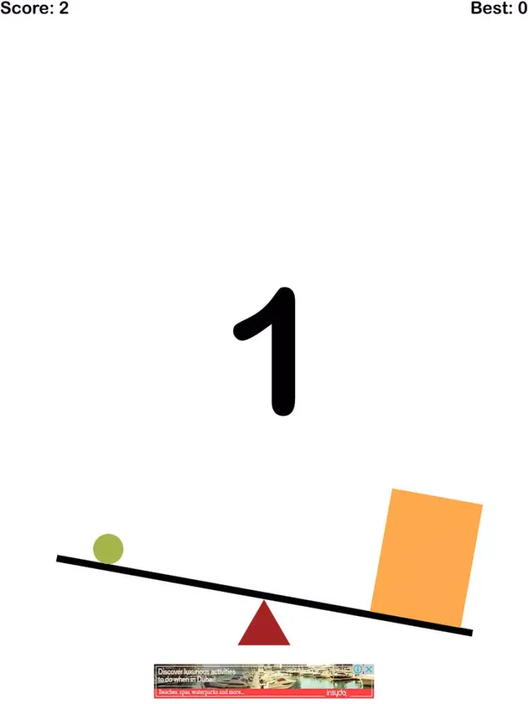 Zrzuty ekranu balance™ - balanced the line Challenge iPad 