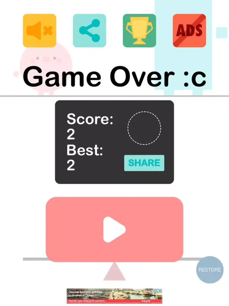 Zrzuty ekranu balance™ - balanced the line Challenge iPad 