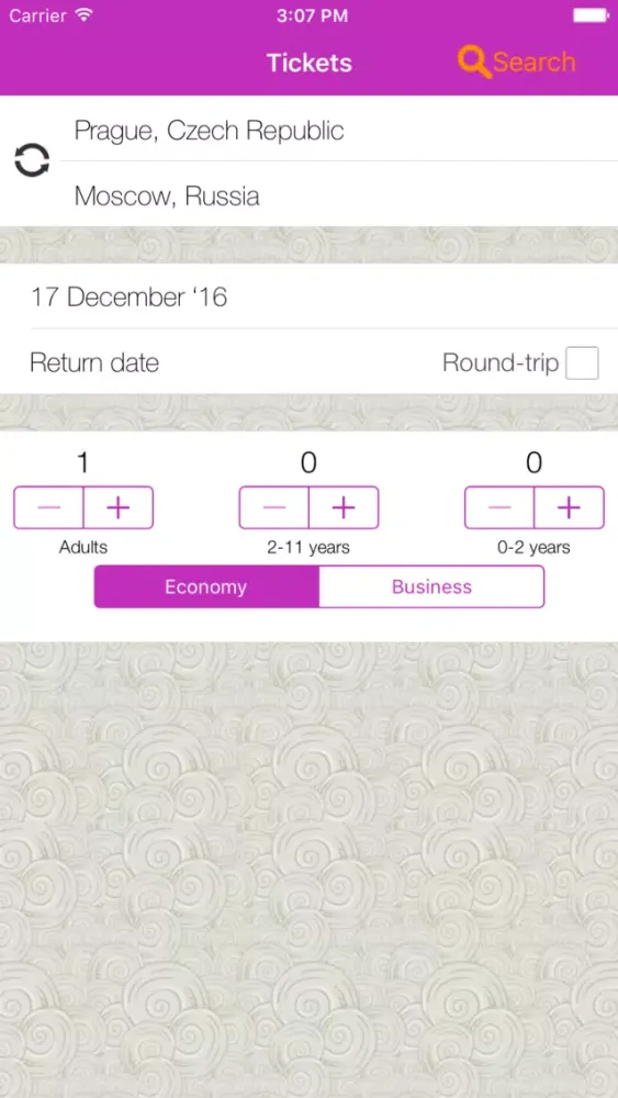 Cheap Flights Search & Booking Airline Tickets Screenshots