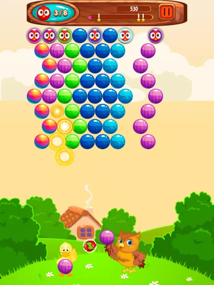 Captures d'écran de Birds Pop Bubble Shooter - New Ball Color Puzzle iPad 