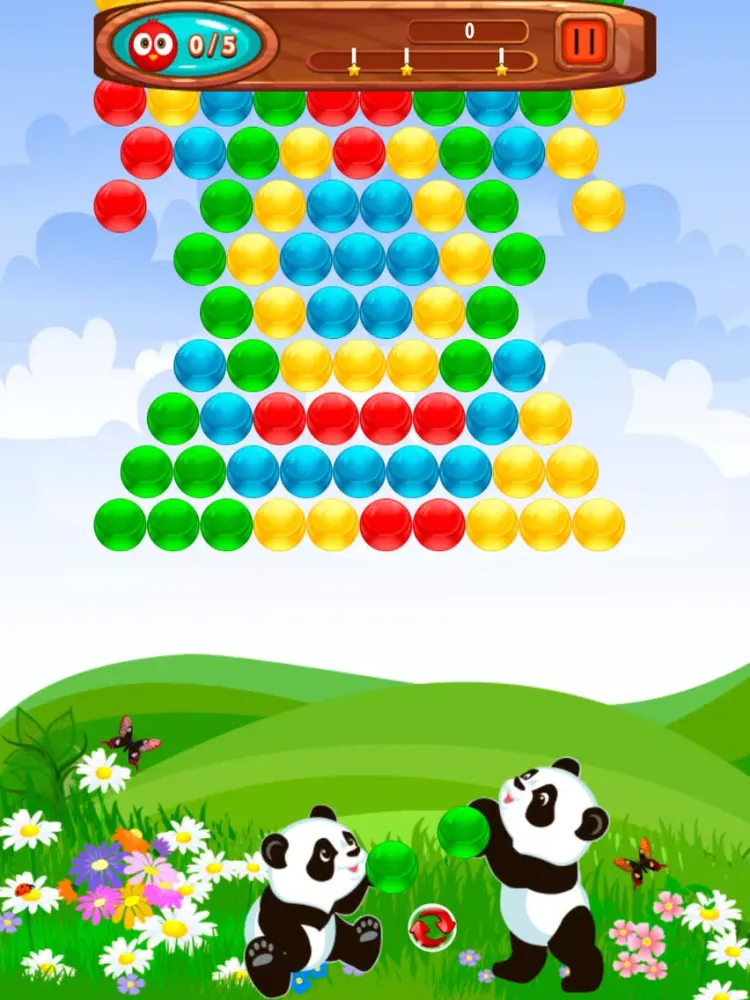 Panda Bubble Pop Wrap Shooter For Kids iPad  スクリーンショット