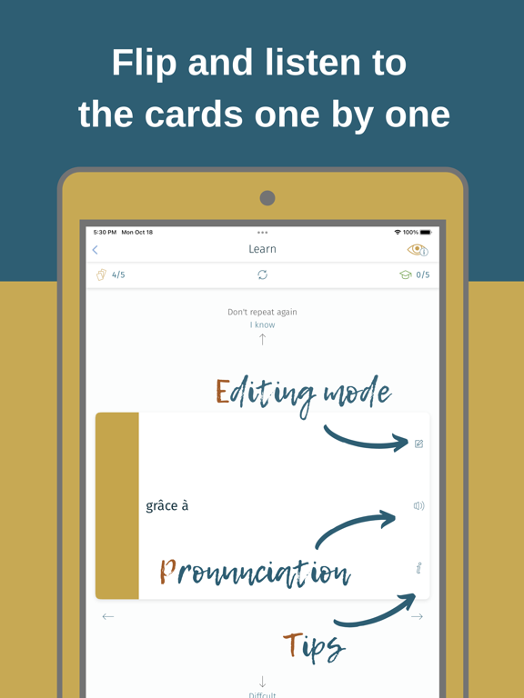 Flashcard maker plus MemoWord iPad  Ekran Görüntüleri