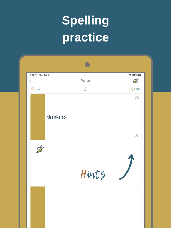 Flashcard maker plus MemoWord iPad  Ekran Görüntüleri