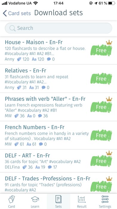 Flashcard maker plus MemoWord Ekran Görüntüleri