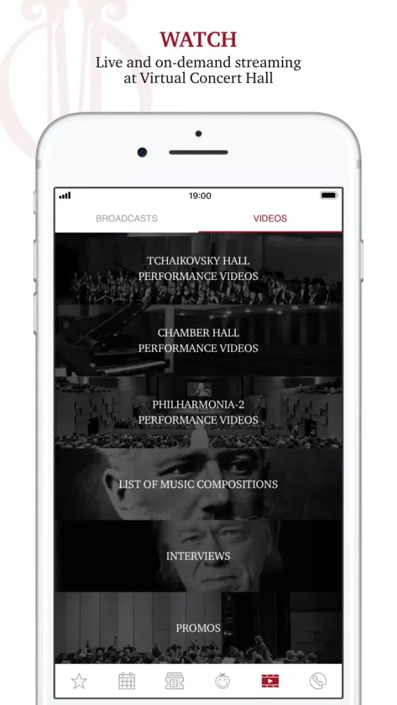 Moscow Philharmonic Society 스크린샷