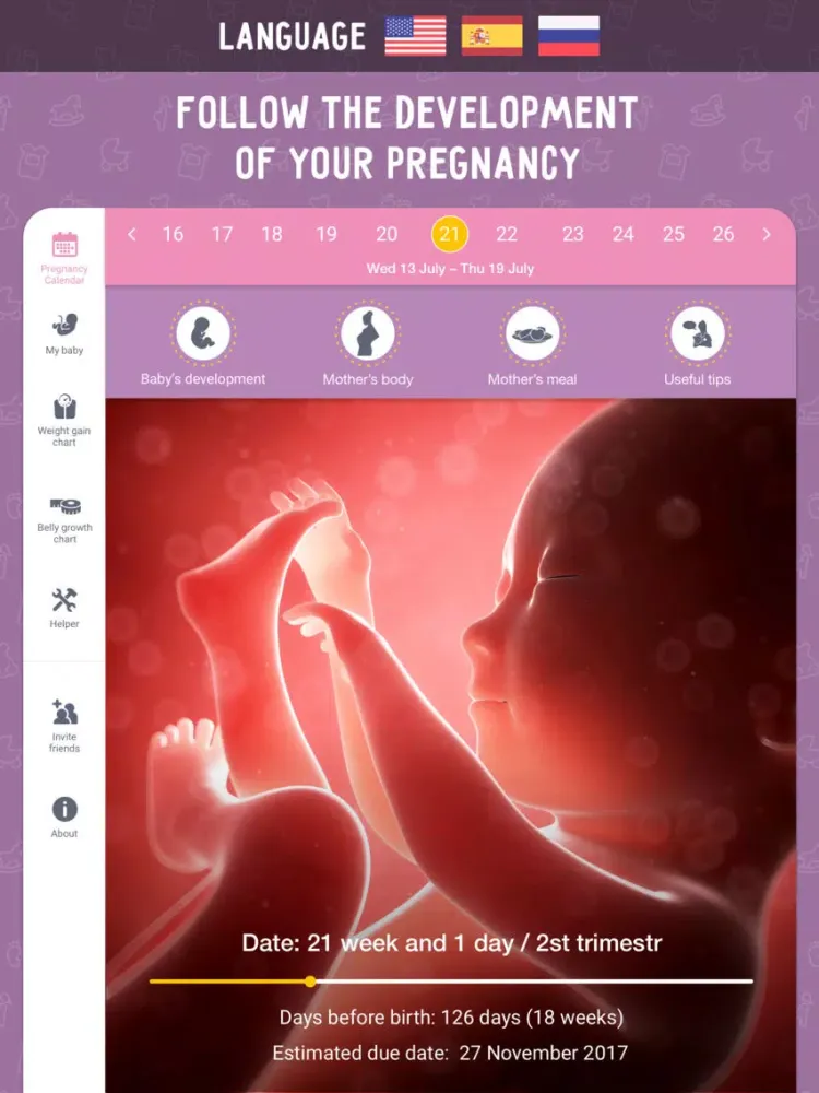 Pregnancy Tracker MD PRO: Due Date Calculator! iPad  স্ক্রিনশট