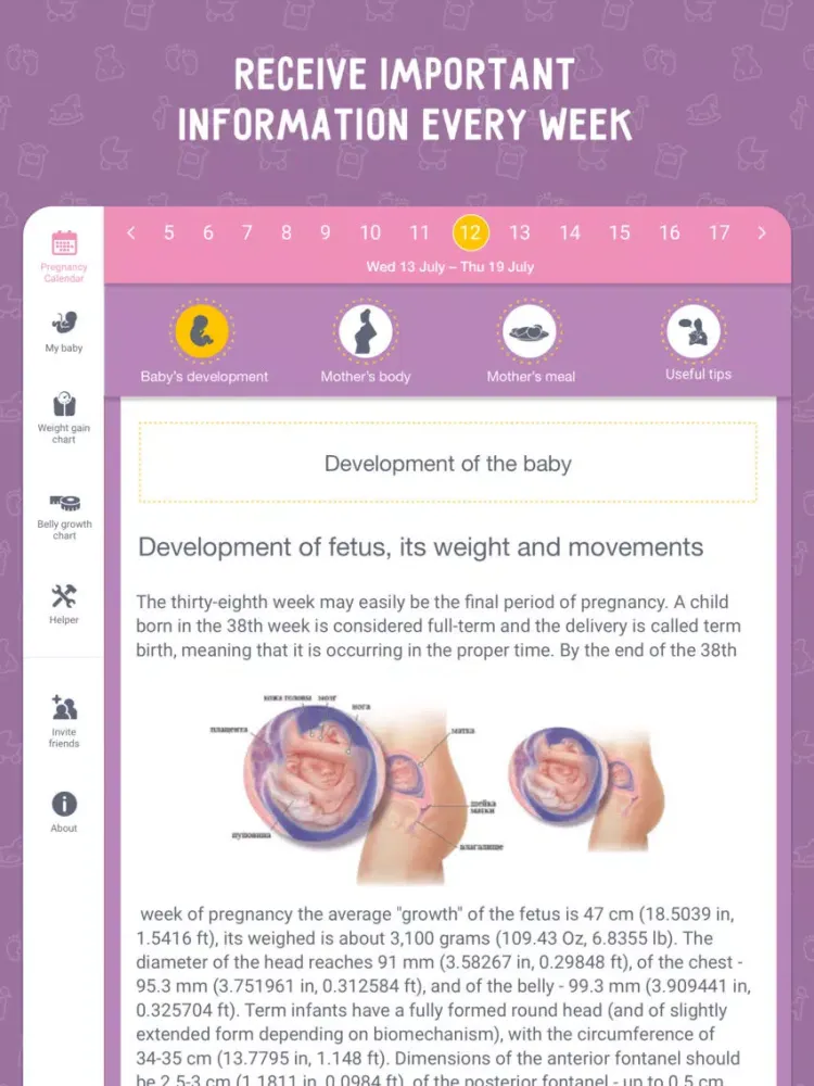 Pregnancy Tracker MD PRO: Due Date Calculator! iPad  স্ক্রিনশট