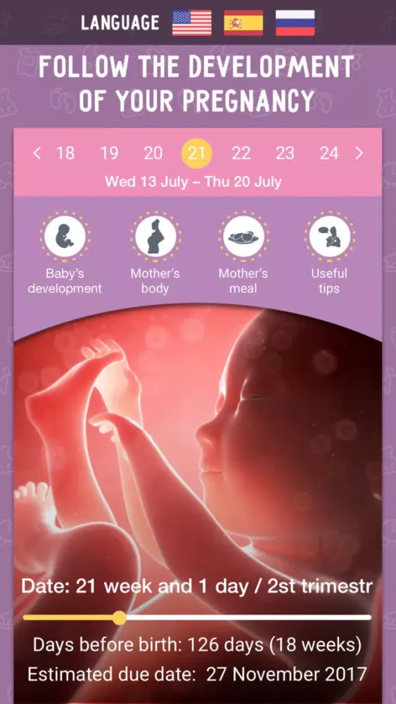 Pregnancy Tracker MD PRO: Due Date Calculator! স্ক্রিনশট