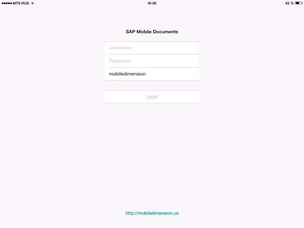 Zrzuty ekranu MD Docs iPad 
