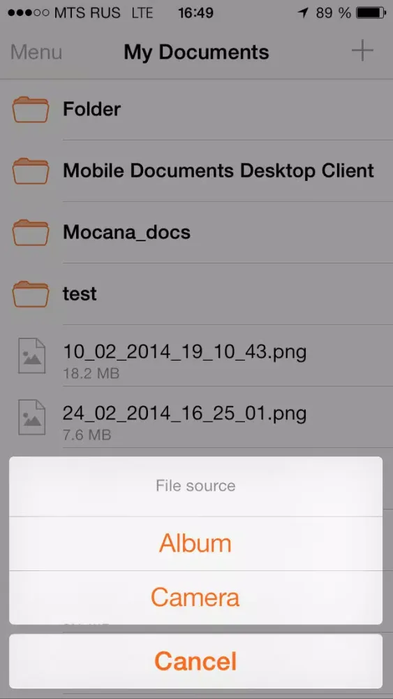 Zrzuty ekranu MD Docs