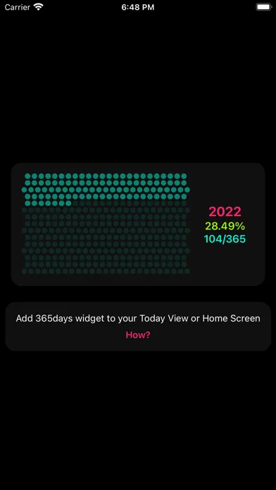 Screenshot di 365days - track year progress