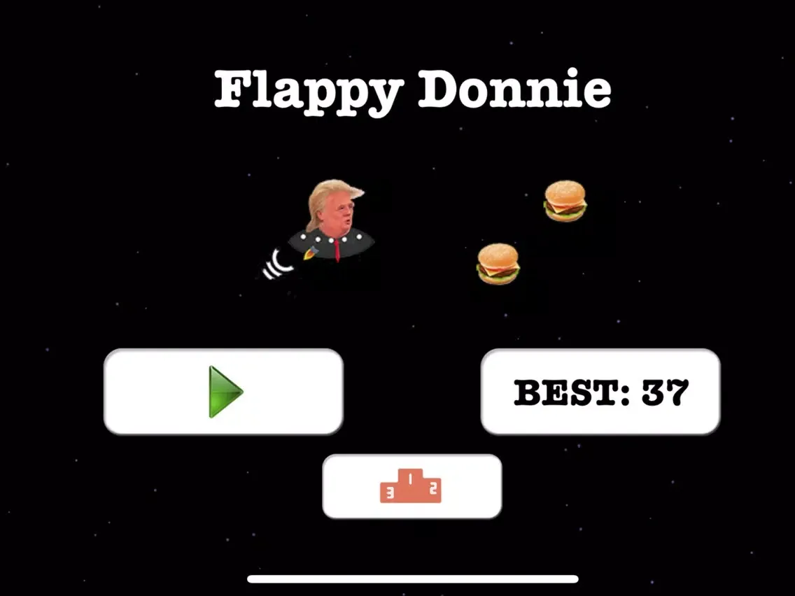 Tangkapan layar Flappy Donnie iPad 