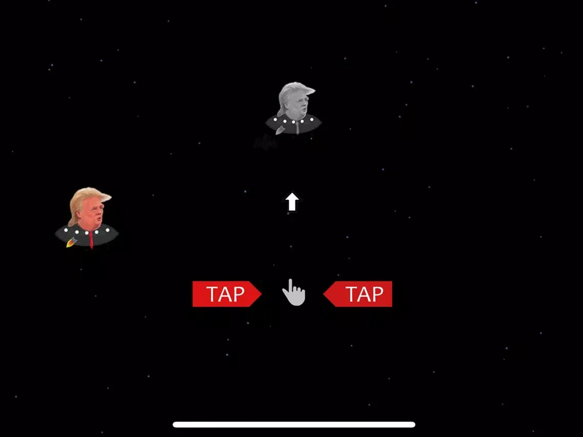Tangkapan layar Flappy Donnie iPad 