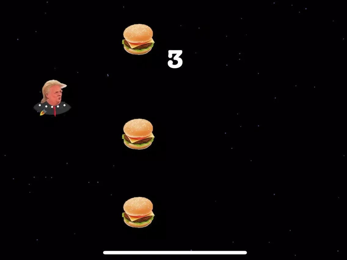 Tangkapan layar Flappy Donnie iPad 